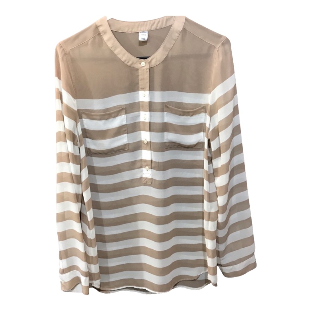 Old Navy Blouse tan size small